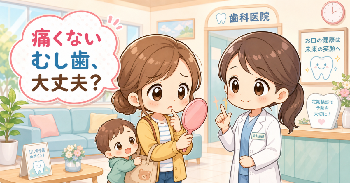 痛みなしのむし歯、放置するとどうなる？忙しいママが受診すべき理由