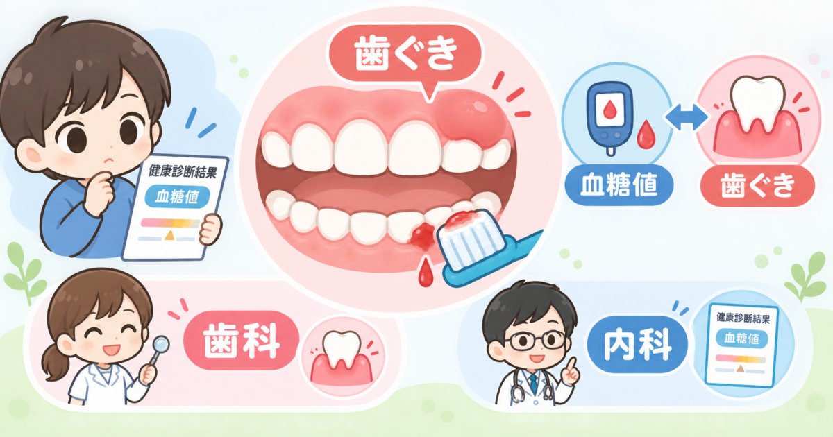 血糖値が高めでも歯周病に注意!糖尿病との深い関わりと相談する基準